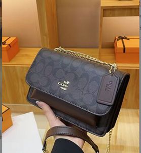 حقيبة يد عالية الجودة للسيدات 2024 سلسلة جديدة من سلسلة Crossbody Multi Compartment Square Bag Bag Bag حقيبة