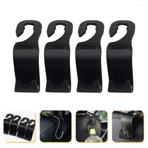 All Terrain Wheels 4pcs Car Headrest Hook Hanger Storage Organizer Durable Universal For Handbag Purse Coat Big Fit Vehicle