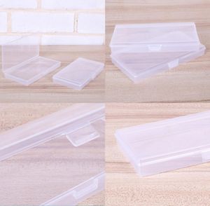 Rektangelbox lagring Flip Conneined Case Plastic Tool Practical Small Woman Man Transparent Packing Organizer Bedroom Supplies 0 6661656