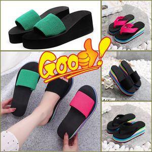 GAI Summer Women men Beach Flip Flops Shoes Classic Ladies Cool Flat Slipper Female Sandals Shoes new style eur 35-43