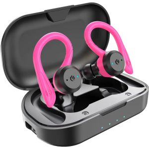 Be1032 Bluetooth Kulaklıklar TWS Kulak Hook Bluetooth 5.1 Mikrofon Kablosuz Kulaklıklarla Kontrol Çalışan Spor Stereo Düğmeleri