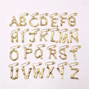 Spilla con lettera di design iniziale di moda A B C D E F G H I J K l M N O P Q R S T W U V W X Y Z spille con lettere dell'alfabeto marca famosa