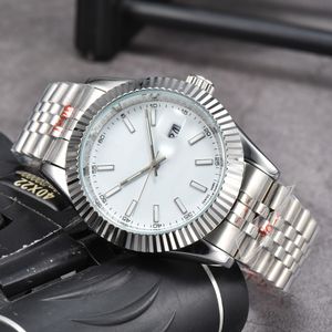 여자의 날짜 Just Watches Wristwatches 절묘한 시계 남자 쿼츠 패션 캐주얼 4 핀 다이얼 편안한 가죽 밴드 글로우 포인터 고성능 #2818