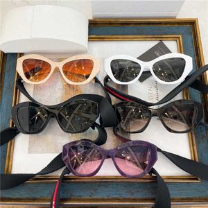 2024 Designer de luxo designer de luxo óculos de sol 22p Novo Poligonal Cat Eye Hip Hop Fan Star Fashion Glasses PR07ys