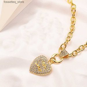 Pendant Necklaces G Mpendant Cd 20style FF Designer for Women Elegant Letter Necklace Highly Quality Choker Chains Jewelry Accessories Plated Gold