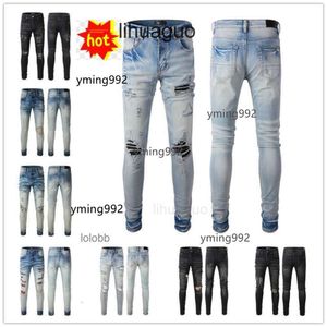 Buracos amirirlies Roupas imiri COOLGUY amari amirs Calças AM Calças 2024 New Arrivals Jean Mens Biker Luxury Man Designer Denim Jeans 08ZU