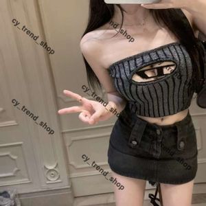 Disel Top Designer Shirt Deisel Shirt BB Top Women Pure Sweety Girl Sexy Short Top Top Top Top Top Summer Sense Small Show Chest Hollow Rose Desel Shirt Top Letter D 389