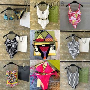 Kvinnor Bikini Designer Swimwear Classic Letter Printed Bathing Suits Girl Lady Sexig Fashion Y6Q5