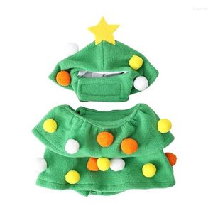 Costumi per gatti Costume per albero di Natale Pografia Vestito Collare per cappello per cani di piccola taglia