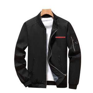 النمط الأصلي Prrra Mens Jacket Designer Long Sleeve Fashion Classic Trend Zipper Slim Fit Coat Top Sports Top Hoodie Coats Triangle Epaulettes M-6XL