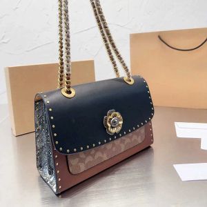 coabg Borsa firmata Borsa tote di lusso Borsa a tracolla classica da donna Borsa in pelle marrone di alta qualità Borsa a tracolla sotto le ascelle Moda Portafoglio firmato di grande capacità 001