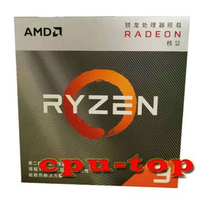 Processador amd ryzen 3 3200g r3 3200g 3.6 ghz quad-core quad-thread 65w cpu l3 = 4m yd3200c5m4mfh soquete am4 novo e tem ventilador