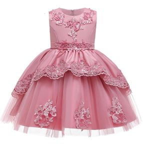 Girl039s Flower Girl For Wedding Teen 3 4 6 8 10 år Birthday Dress Formal Tutu Kids Dresses Girls Party Clothes 09225934920