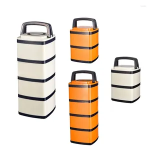 Dinnerware Vacuum Wrapped Lunch Box Stainless Steel 304 Double-Layer
