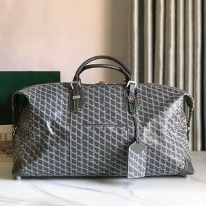 Designer duffle bag mochila de qualidade espelhada masculina bolsa de caminhada ao ar livre bolsa de viagem de couro real bolso com zíper longo durável à prova d'água grande espaço com alça de ombro