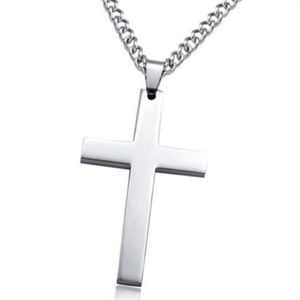 European and American personality cross pendant men's necklace whole women's necklace253T
