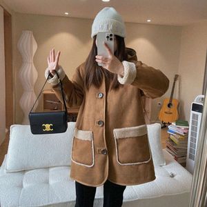 Off Season Special Offer New Sheep Fleece Fur Coat For Women And Youth, Wearing Suede All Wool Hooded On Both Sides 731299