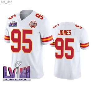 팬들은 축구 유니폼 Kanascitychiefsmen Isiah Pacheco Patrick Mahomes 87 Travis Kelce Kadarius Toney Women Superbowllviii Vapor Fuse Jerseyh240309