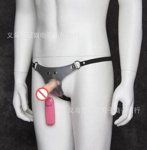 Vibrador sexo novo produto homem oco strapon vibrador com vibração brinquedos sexuais adultos produtos6073891