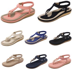 2024 Sommer Damenschuhe Sandalen Niedrige Absätze Mesh-Oberfläche Freizeit Mama Schwarz Weiß Große Größe 35-42 J8 GAI