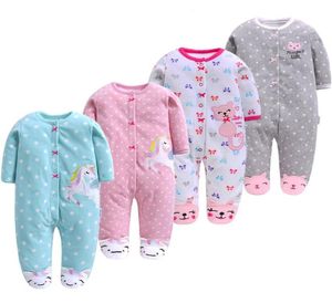 Nyfödd polar fleece romper våren baby pojke jumpsuit 03 månader baby flicka kläder spädbarn onesie baby pojkar kläder 2010274264142