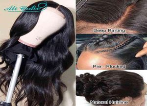 Ali Grace Body Wave Lace Front Wig 30 Inch Human Hair Wigs for Women Brazilian Preplucked 2206222752183