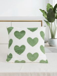 Pillow One Green Nordic Ins Plush Throw Bedroom Model Room Living Sofa Case