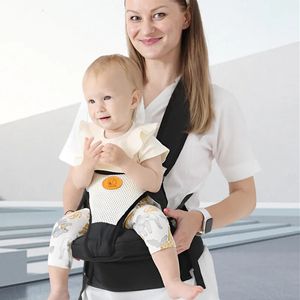 Tamborete dobrável da cintura do bebê com saco de armazenamento canguru ombro sling infantil criança envoltório ergonômico mochila hipseat 240227