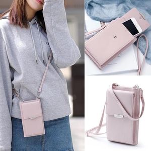 Summer Style Women Wallet Cell Phone Wallet Big Card Holders Handbag Purse Clutch Messenger Shoulder Straps Bag1317J