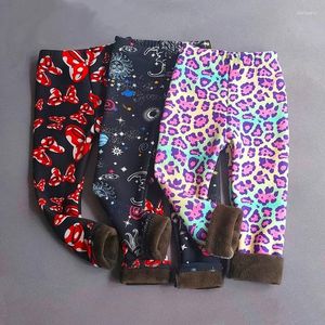 Trousers Girl's Winter Warm Pants Children's Slim Elastic Velvet Fleece 2-11 Years Kids Girls Soft Thicken Leggings Clothing