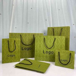 Brand New G Green Dress Scarf Shoes Gift Box Perfume Lipstick Belt Packaging Box Bag AA2203223242