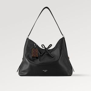 Explosion NEU Damen M25143 Jetzt vorbestellen CarryAll Dark MM Handtasche herausragendes Accessoire 2024 coole, super lässige, auffällige Taschen weiches Lammleder Palladium geräumiger Tag Schwarz