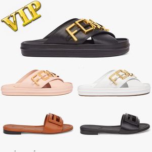 Toppdesigner tofflor Sliders Mens kvinnor Summer Sandaler Beach Slippers Ladies Flip Flops Loafers Black White Blue Slides Chaussures Shoes