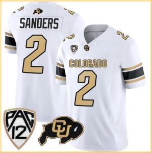 2023 NCAA Kolej Futbol Forması Colorado Buffaloes Shedeur Sanders Sy'veon Wilkerson Dylan Edwards Travis Hunter Anthony Hankerson Xavier Weaver Jimmy Boynuz Jr