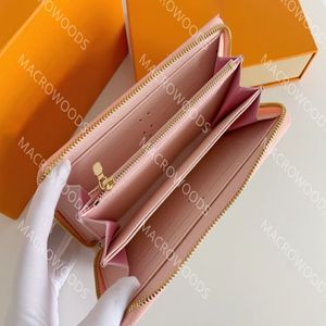 ZIPPY WALLET 60017 디자이너 Long Wallet Special Canvas Lady Zippen Coin Pocket 3 대형 가세트 구획 럭셔리 클러치 반짝이 G279D