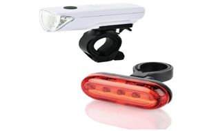 Set di luci per bici impermeabili con 1 faro anteriore e 1 fanale posteriore Fanale posteriore Luci da ciclismo ricaricabili USB Accessori per biciclette9202511