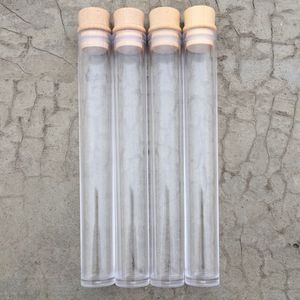 Transparent Crystal Acrylic Smoking Tobacco Preroll Horn Cone Cigarette Cigar Holder Stash Case Natural Wood Cover Seal Storage Cylinder Tube Bottle Container DHL
