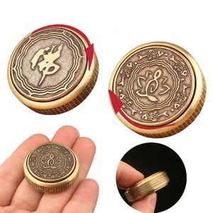 Zen Buddha Fidget Spinner Yetişkin Metal EDC Fidget Toys DEHD EL SPINNER Antistress Antistress Kaygısı Stres Yardım Masası Eğlenceli Hediye 240301