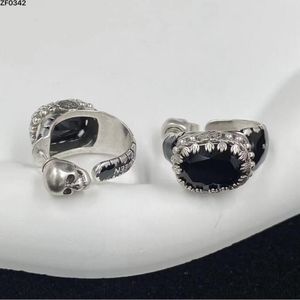 Novo projetado Dangle rebite crânio Preto Gem mulheres homens brincos de pérola orelha argola estilo punk colar pulseira senhoras brinco studs Desi2194