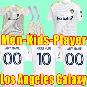 Koszulki piłkarskie Player Edition MLS 2024 Los Angeles La Galaxy Wersja fan Chicharito J.Dos Santos Kljestan 24 25 Lletget Men Football Shirts Men Child Adult Dorosły