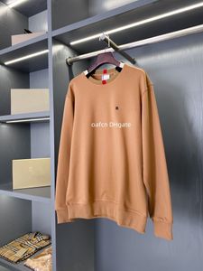 24FW Tasarımcı Erkek Kapşonlu Sweatshirt Sweater Erkek Giyim Londra Mikro Etiket Nakış Kadınlar Spor Giyim Üst Ceket Kadın Kapüşonlu Gömlek 1109