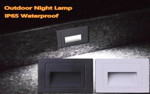 Square 3W IP65 LED Light Light Stope Reded Bacone Lampa Indoor Outdoor Waterproof Waterproof Schody Lights AC85265V7040503