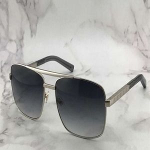 Men Silver Square Sunglasses Vintage Outdoor Sunglasses Attitude Gold Square Frame UV400 Protection Eyewear New with box2496