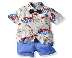 Baby Boys Clothes Fashion Summer Toddle Clothing Set Cotton Tshirt Shorts 2pcs Outfits Children Clothes For 1 2 3 4 5 6 years246Y4341616