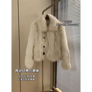 Korean Version High-End Socialite Style Dressing With Short Fox Fur Coat For Female Petite Figure 2719