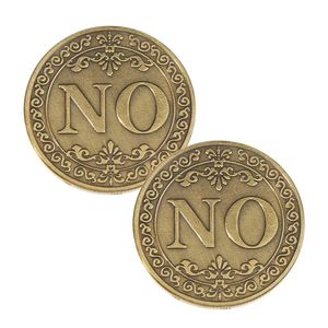 Coin Yes Or No Collection Coin Three-dimensional Embossed Bronze Lucky Gold Coins Bit Coin Art Collection Christmas Gift