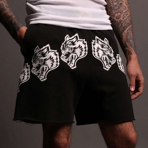 Fashion Men's Shorts Summer Joggers Gym Sports Fitness Cotton Five Point Pant Casual Fashion Loose Stretch Shorts Bodybuilding Short