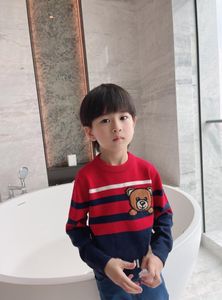 Winter Kids Girls Sweater Baby Boy Knitting pullover Striped Sweaters Children Cartoon Clothes Tops50806457492489