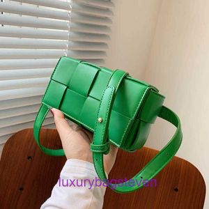 Bottgss Ventss Cassette original tote bags online storeChest bag new woven pillow small square womens waist fashionable shoulder crossbo With Real Logo