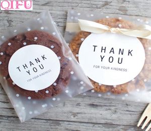 QIFU Transparent Plastic Cookie Frosted OPP Birthday Party Candy Packaging Bag Pouch Gift Box 2207056275172